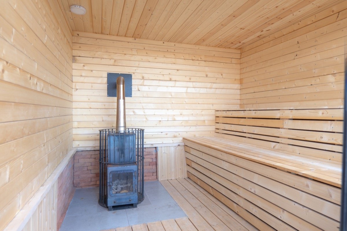 Skyview Olive Cabin interior
