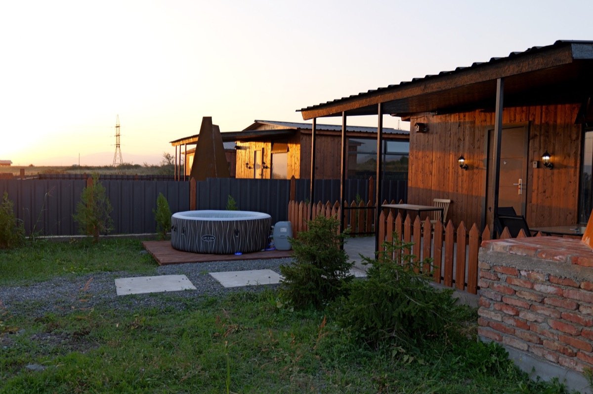 Skyview Olive Cabin interior