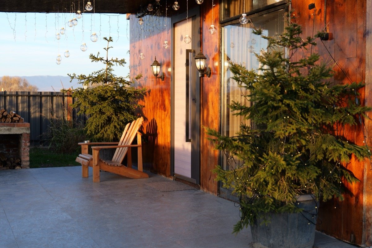 Skyview Wellness Cabin bedroom view