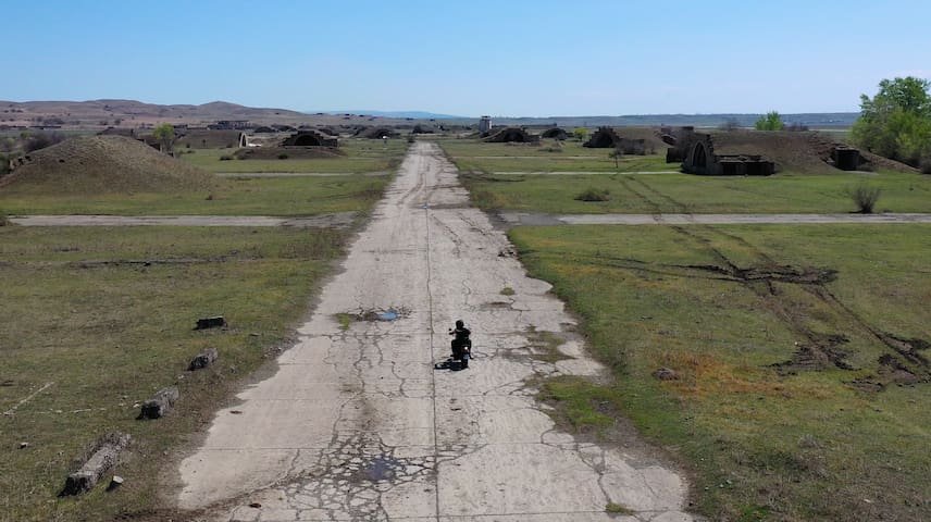 Vaziani Airbase Soviet-era landmark near Tbilisi Georgia
